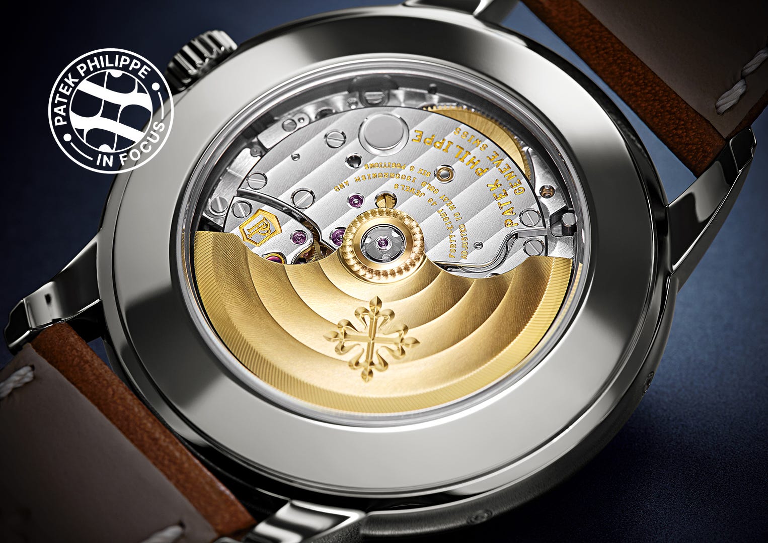 A self-winding movement bearing Patek's own quality 'PP' seal