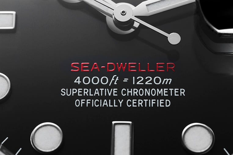 Rolex Sea-Dweller 126600 Zifferblatt